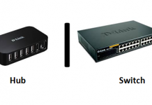 Difference between Hub and Switch Difference between hub and switch