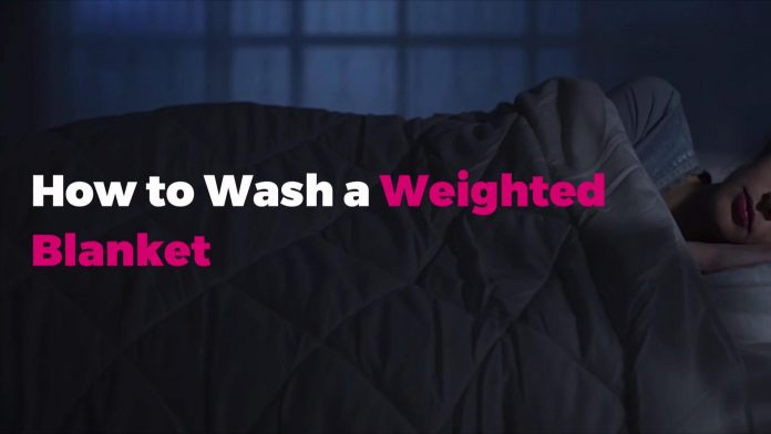 How to wash a weighted blanket