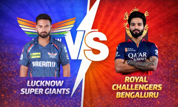 Lucknow Super Giants VS Royal Challengers Bengaluru timeline